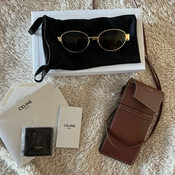 Celine Triomphe Metal 01 Sunglasses - Picture 3 of 7